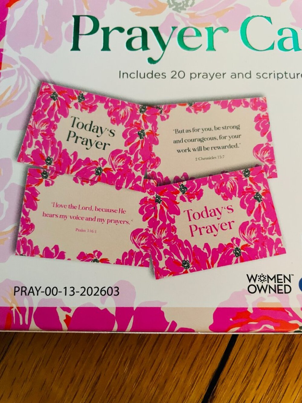 NIB! Set of 2 (40 Cards) CrownJewlz Inspirational Prayer and Scripture Cards - Picture 6 of 10